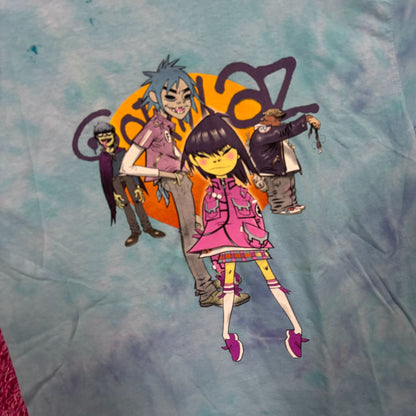 The Gorillaz Phase 1 Celebrity Take Down Rock Tie Dye M