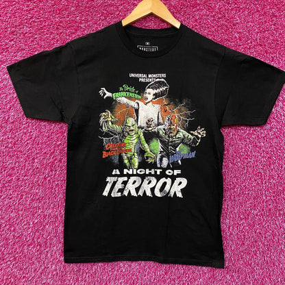 Universal Monsters A Night Of Terror T-Shirt Medium