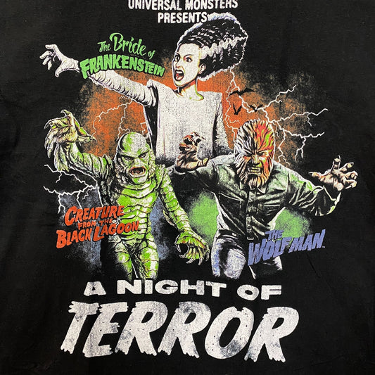 Universal Monsters A Night Of Terror T-Shirt Medium