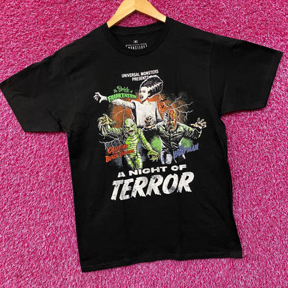 Universal Monsters A Night Of Terror T-Shirt Medium