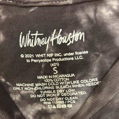 Whitney Houston Self-Titled Album Cover tie dye Tee size small