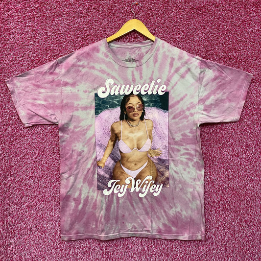 Saweetie Icy Wifey ICY GRL High Maintenance Rap Tie Dye XL