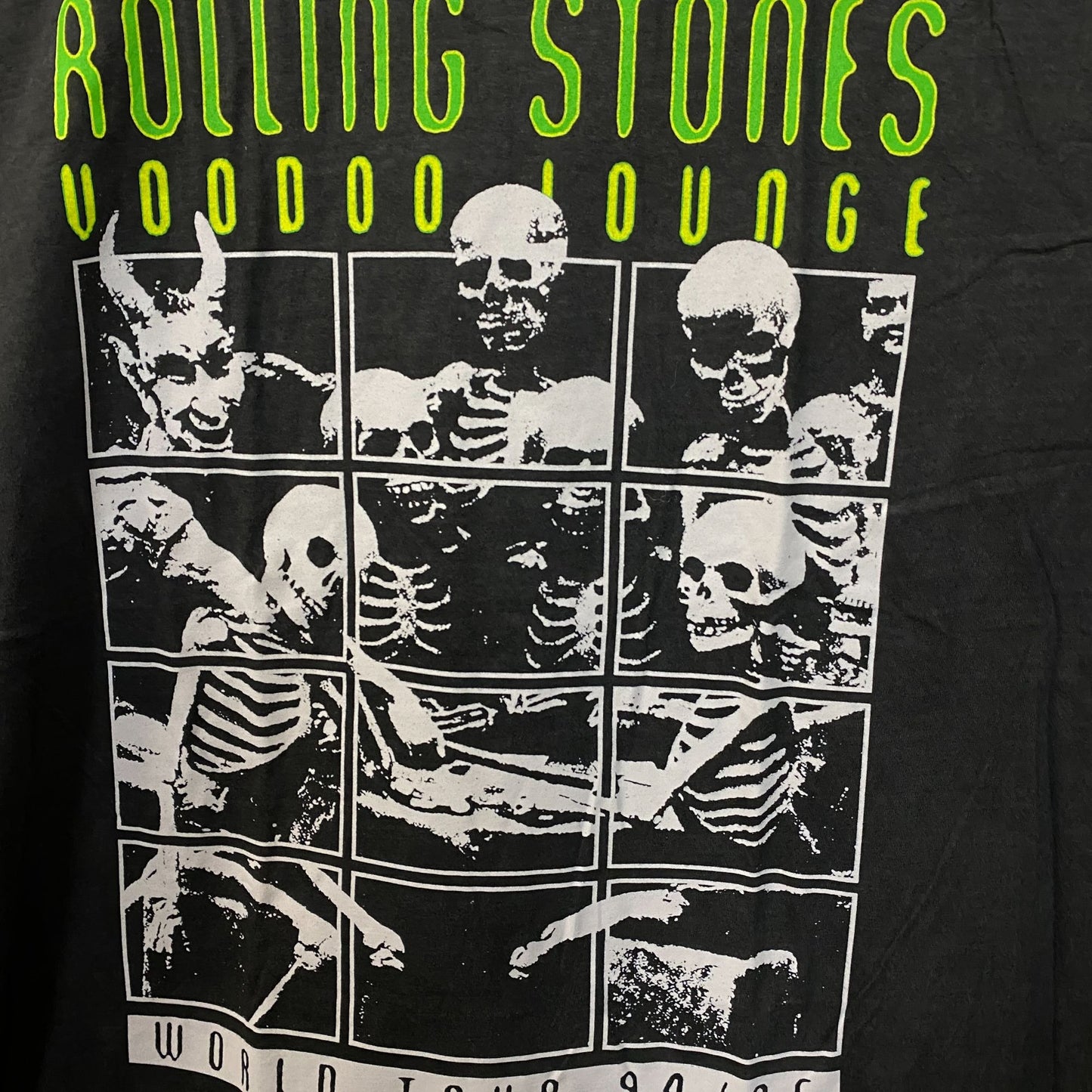 Rolling Stones Voodoo Lounge World Tour 94/95 T-shirt ALL