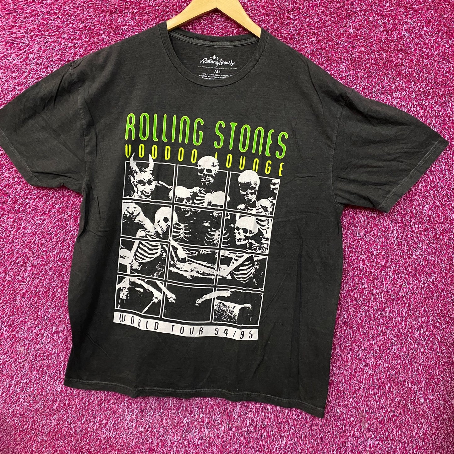 Rolling Stones Voodoo Lounge World Tour 94/95 T-shirt ALL