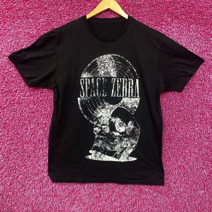 Space Zebra Broken Records Rock Band T-Shirt Large