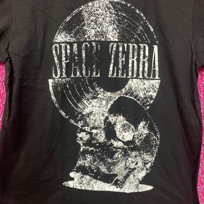 Space Zebra Broken Records Rock Band T-Shirt Large