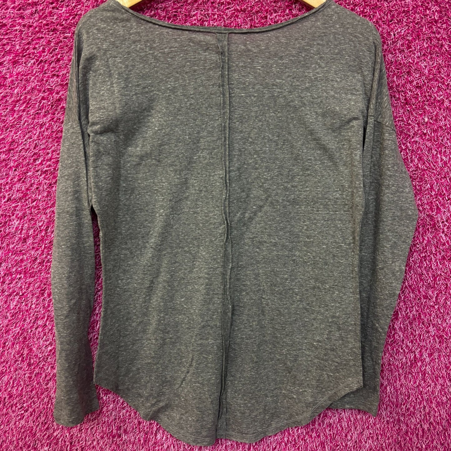 The Rolling Stones Hot Lips Rock Long Sleeve Scoopneck Top M