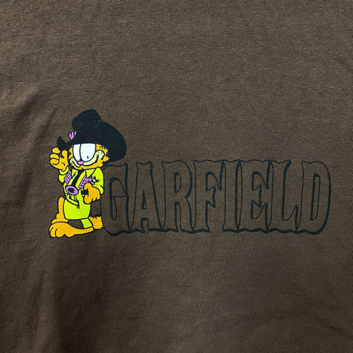 Garfield Cowboy Graphic T-Shirt XL
