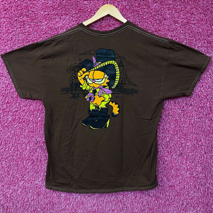 Garfield Cowboy Graphic T-Shirt XL
