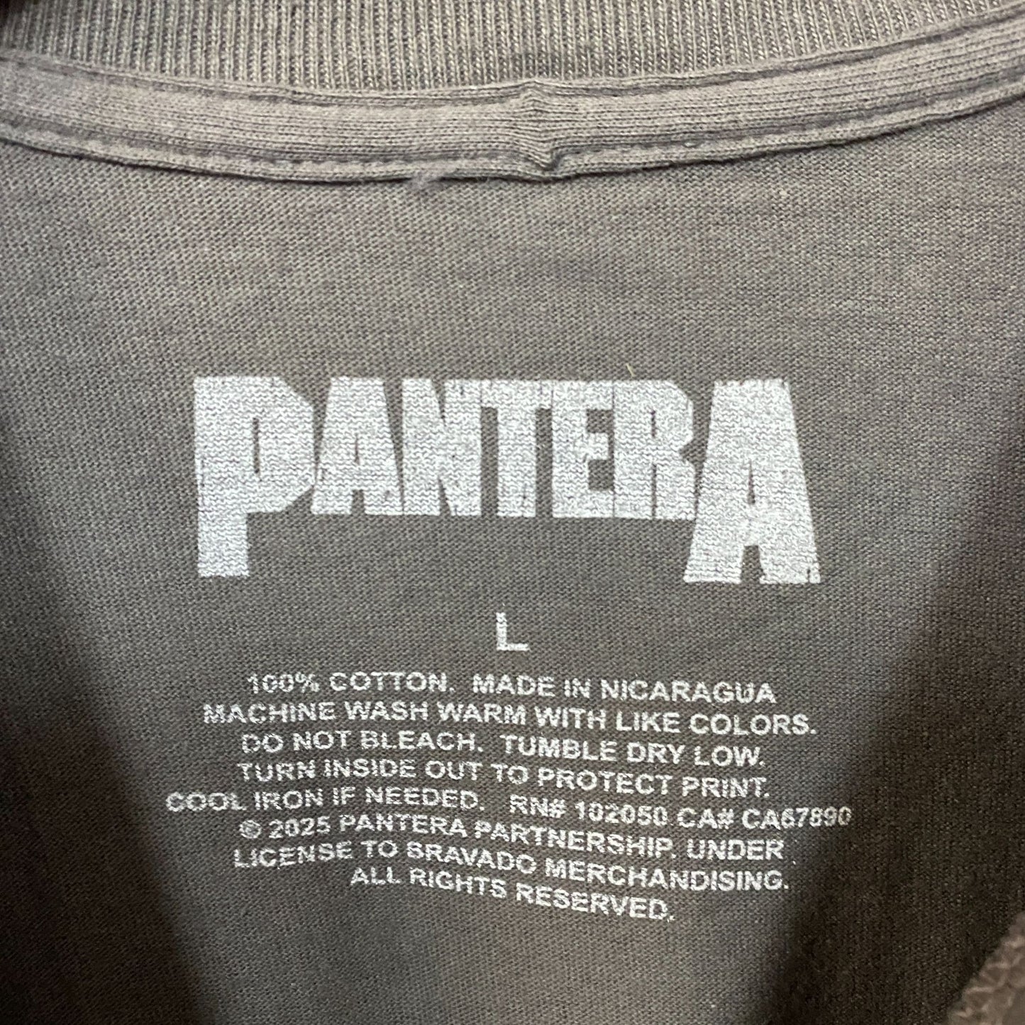 Pantera Reinventing the Steel T-shirt size Large