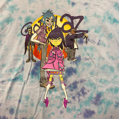 The Gorillaz Phase 1 Celebrity Take Down Rock Tie Dye 2X
