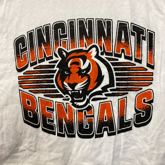 Junk Food Clothing NFL Cincinnati Bengals Cropped Sleeveless T-Shirt XL