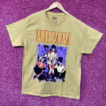 Nirvana Nevermind Band Members Grunge T-Shirt Large