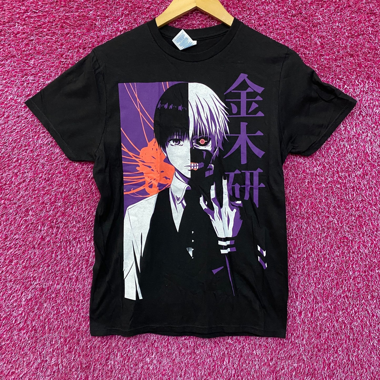 Tokyo Ghoul Ken Kaneki One Eye Ghoul Anime T-Shirt Small