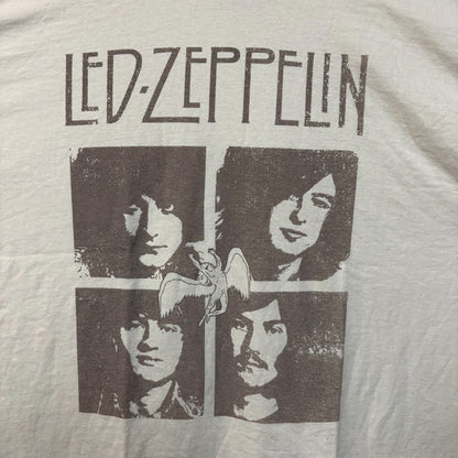 Led Zeppelin Band Members Portrait Vintage Style T-Shirt 2XL