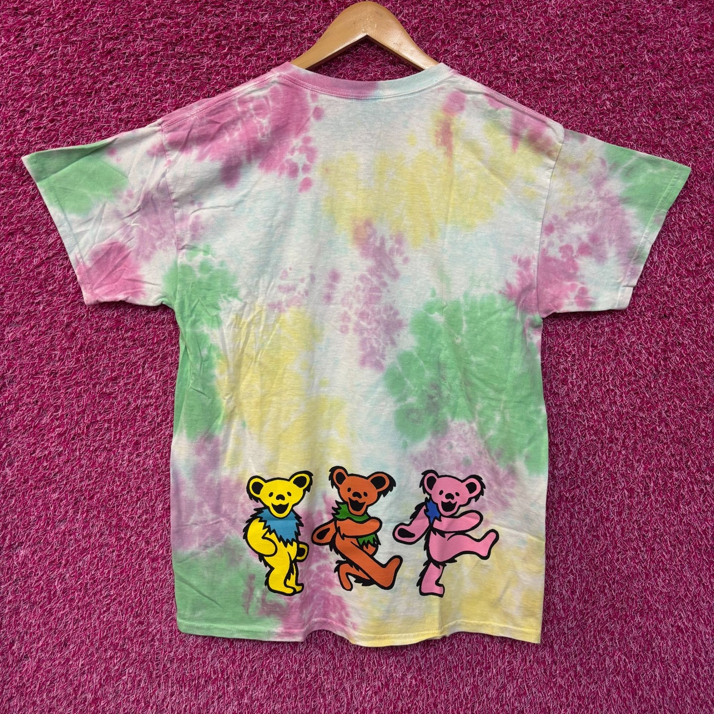 Grateful Dead Dancing Bears Tiedye Tshirt M/L