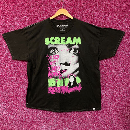 Scream x Bloody Disgusting Scary Movies Horror Graphic T-Shirt 2XL