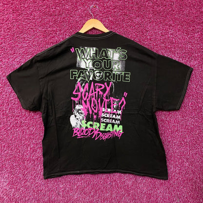 Scream x Bloody Disgusting Scary Movies Horror Graphic T-Shirt 2XL