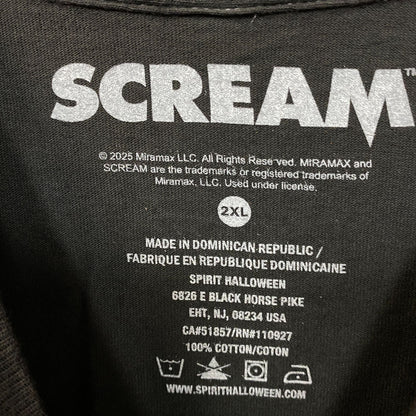 Scream x Bloody Disgusting Scary Movies Horror Graphic T-Shirt 2XL
