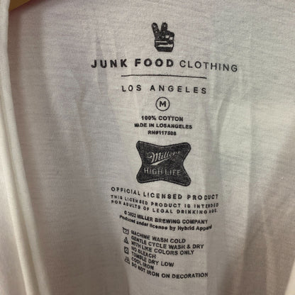 Miller High Life Yellow Cab Checkers Women's Cropped Muscle Tank Medium