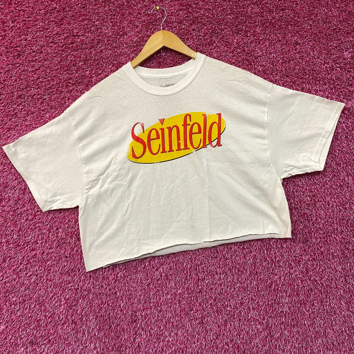 Seinfeld Logo American Sitcom Crop Top Large