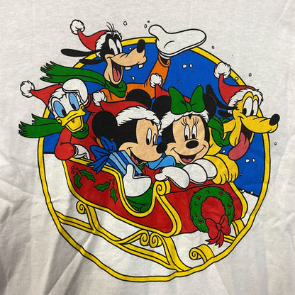 Disney Mickey Mouse and Friends Christmas Sled T-Shirt SM