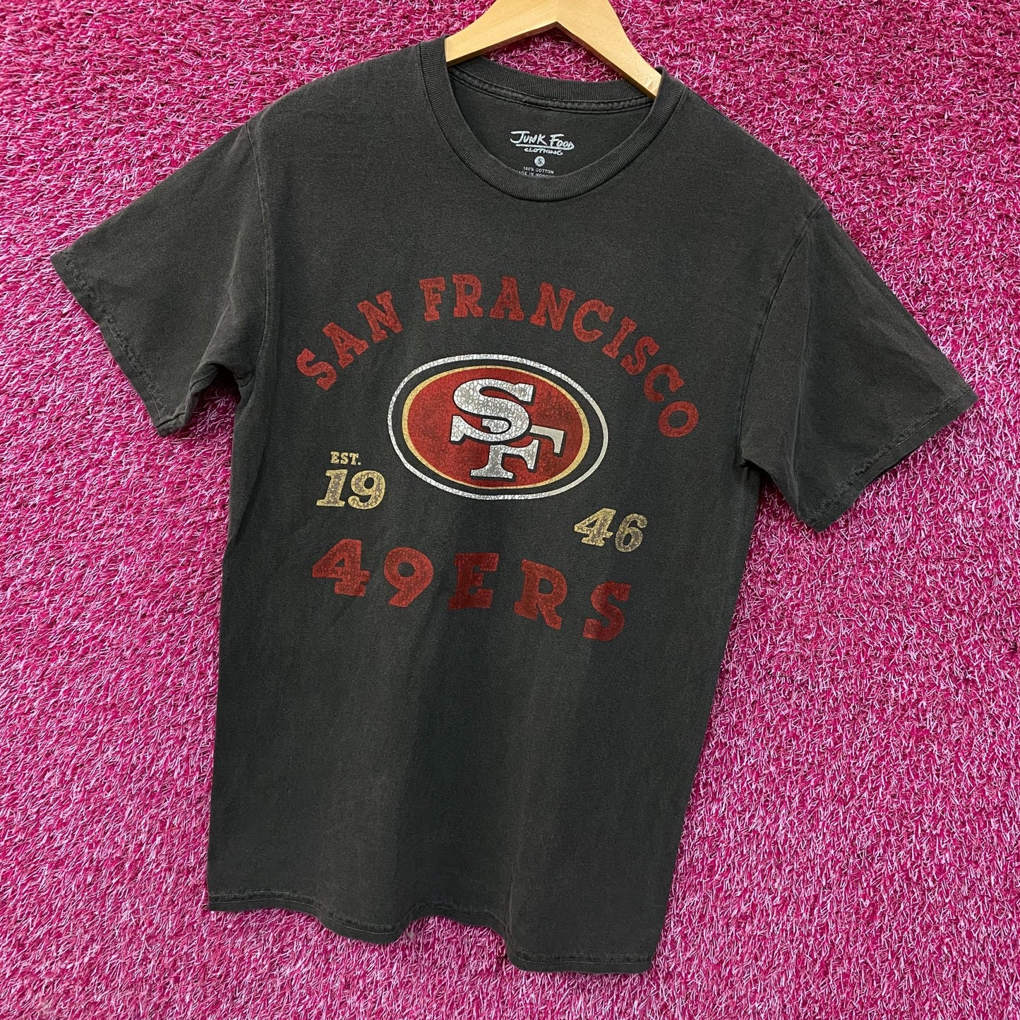Junk Food Clothing San Francisco 49ers Graphic T-Shirt Small