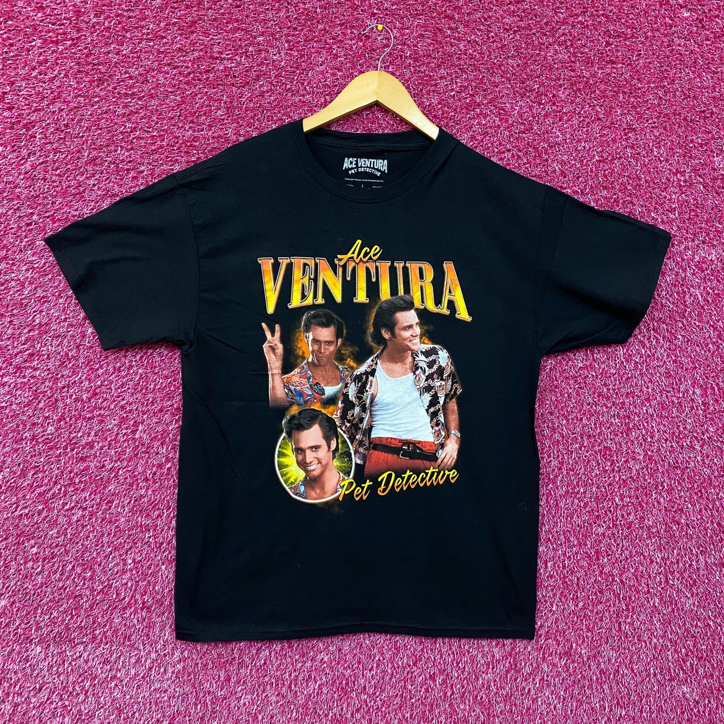 Ace Ventura Pet Detective Movie Graphic Design T-Shirt Large