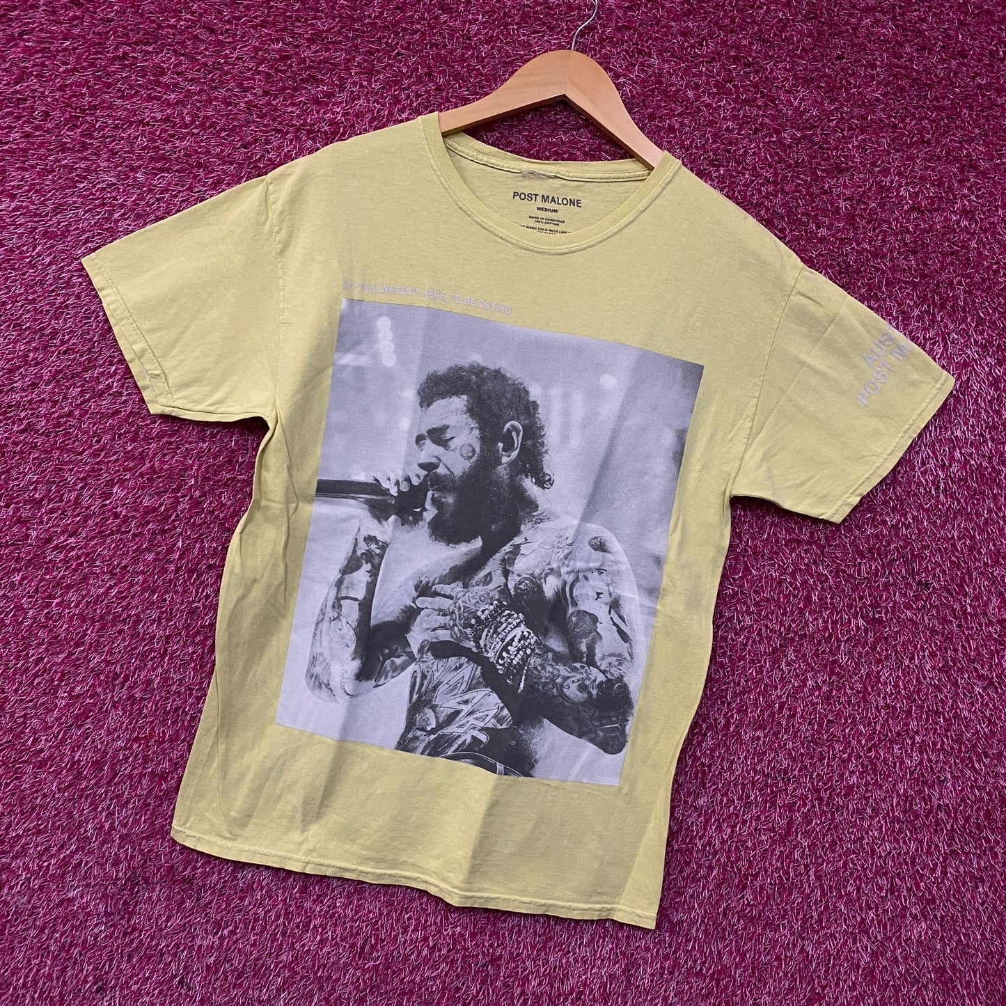 Post Malone Retro Graphic T-Shirt Medium
