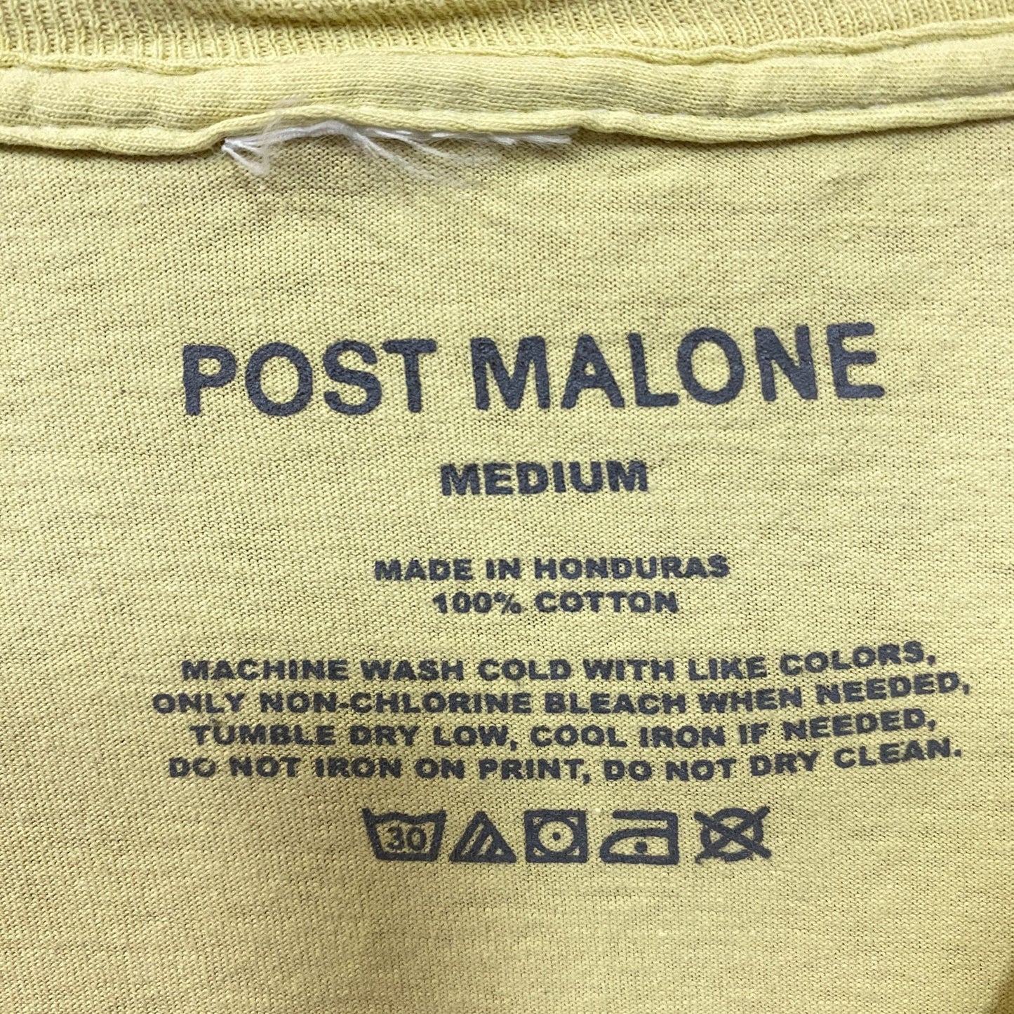 Post Malone Retro Graphic T-Shirt Medium