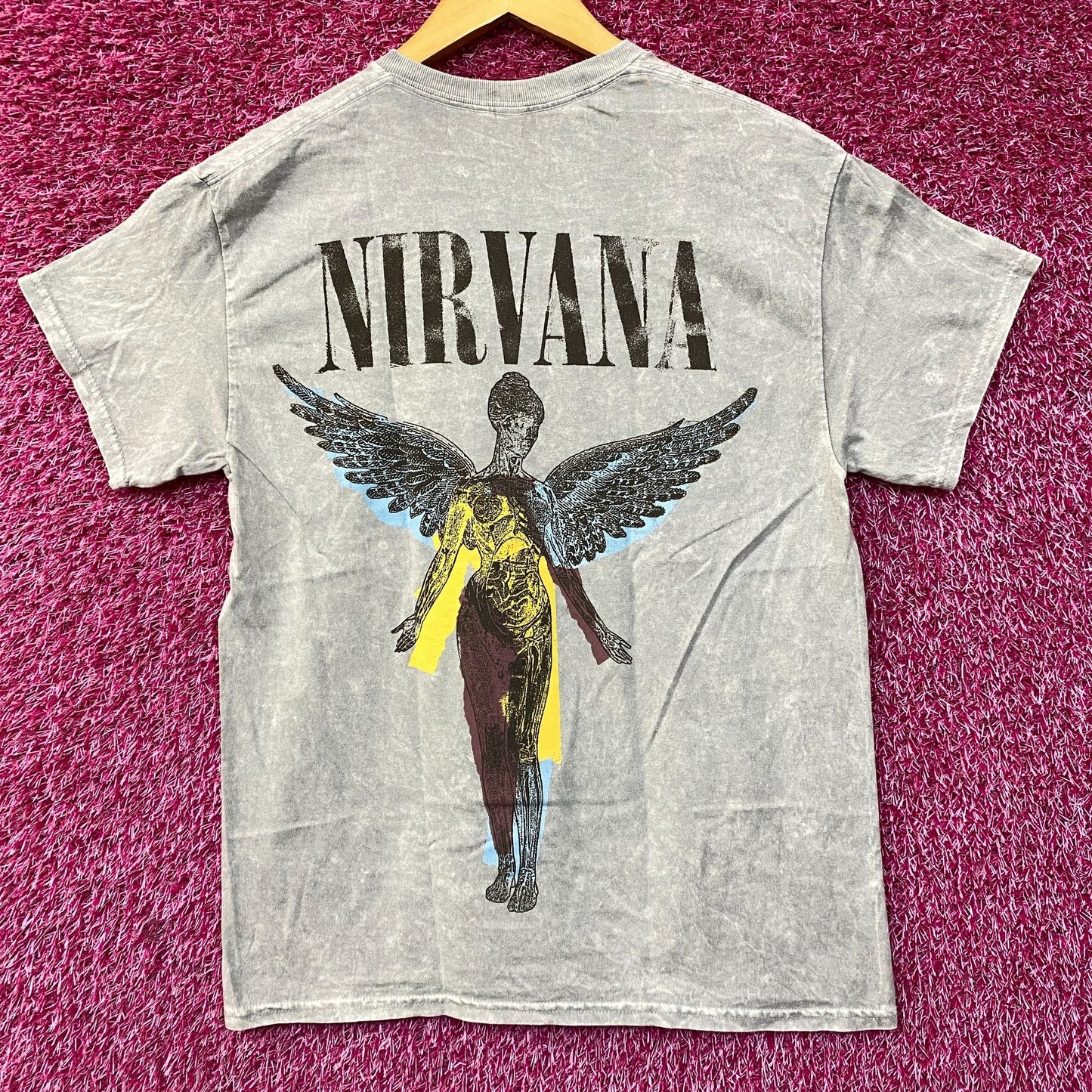 Nirvana In Utero Painted Stroke tshirt Medium