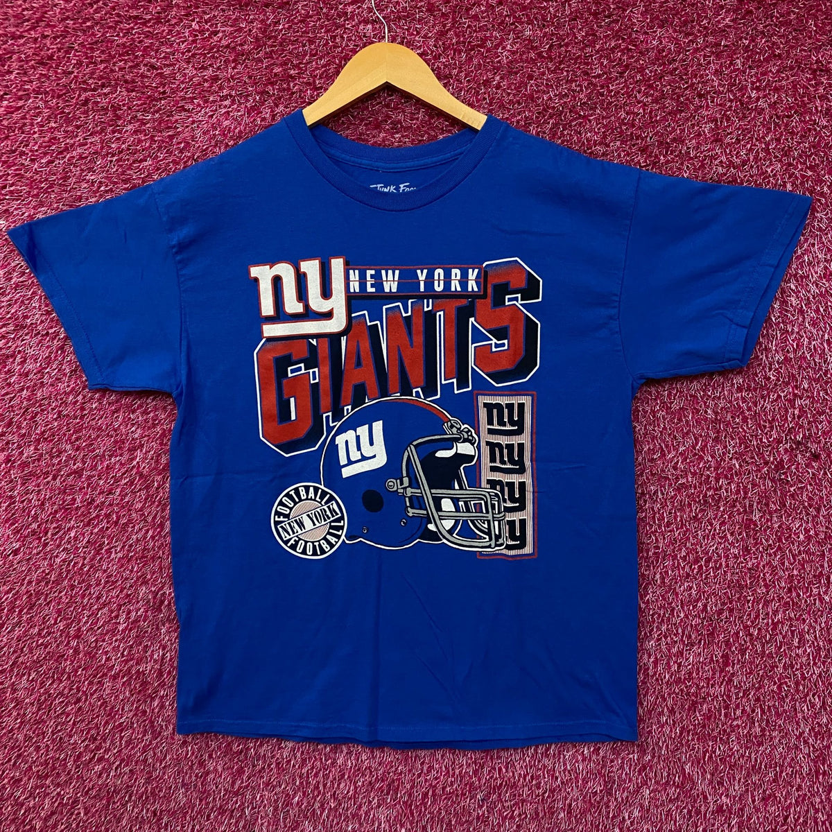 Junk Food Clothing New York Giants Checkdown Flea Market Tee Medium