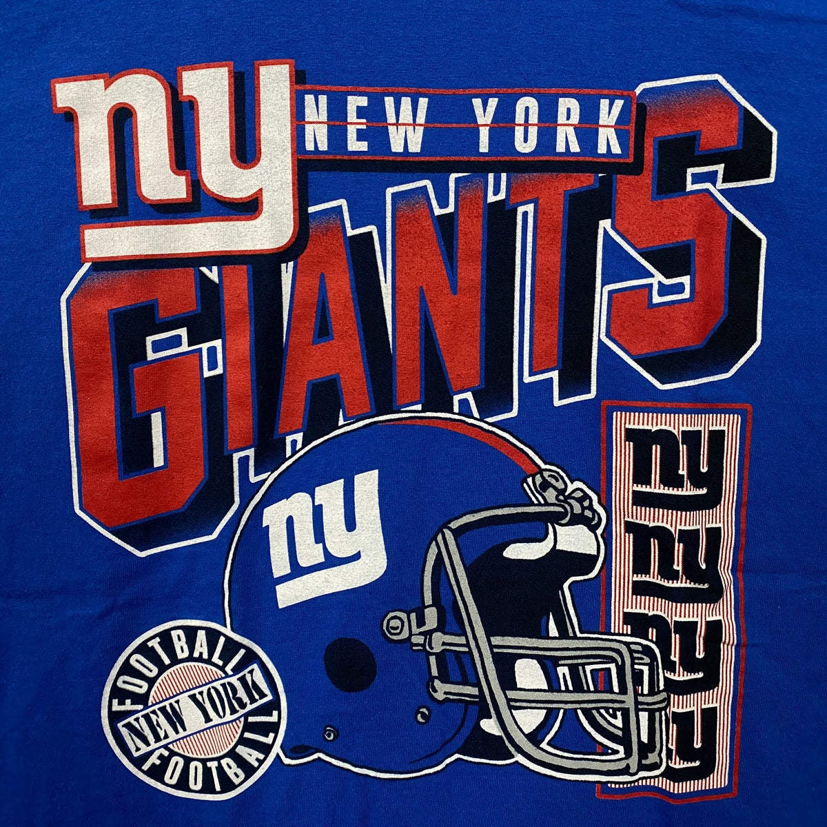 Junk Food Clothing New York Giants Checkdown Flea Market Tee Medium