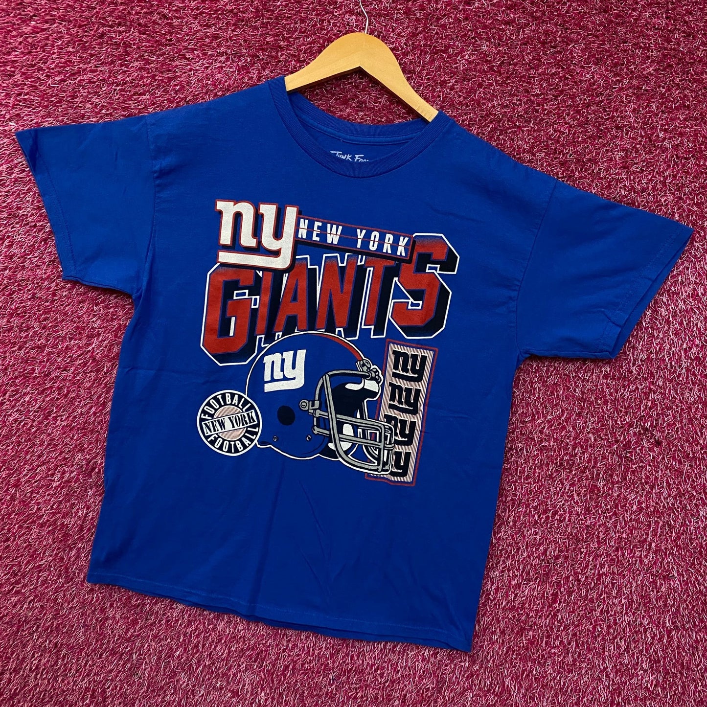Junk Food Clothing New York Giants Checkdown Flea Market Tee Medium