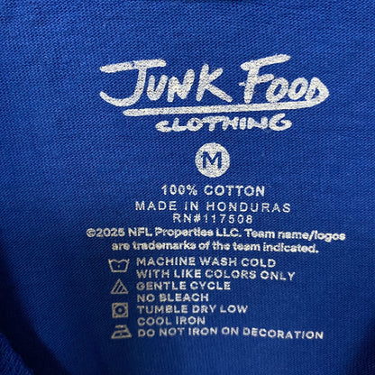 Junk Food Clothing New York Giants Checkdown Flea Market Tee Medium
