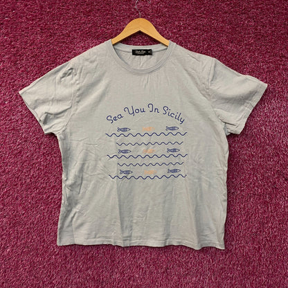 Junk Food Sea You In Sicily Women's Graphic T-Shirt 2XL