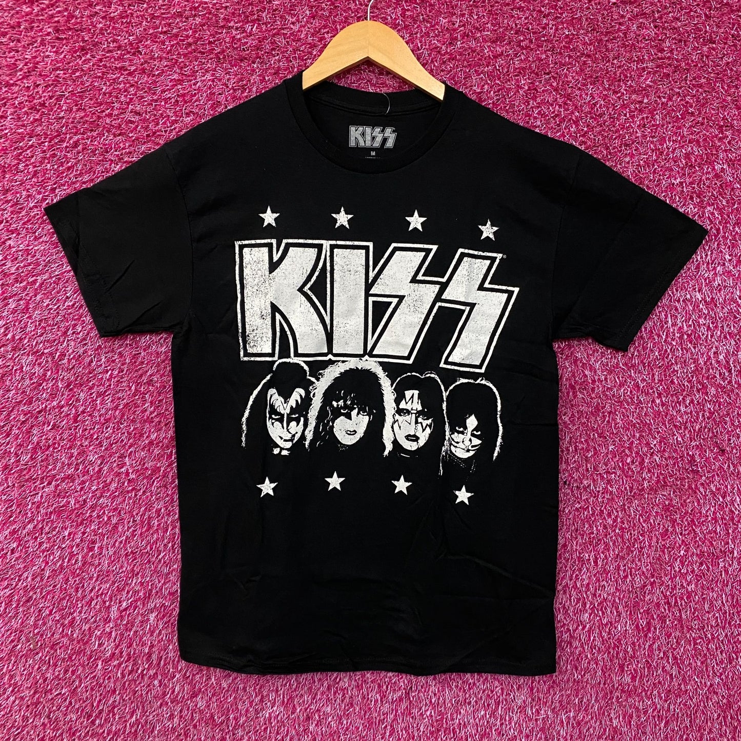 KISS Rock Band Members Graphic T-Shirt Medium