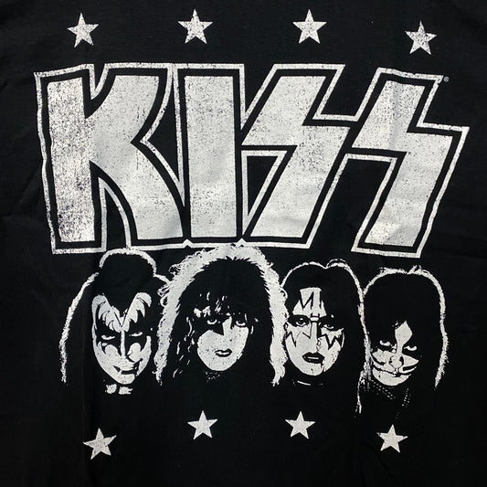 KISS Rock Band Members Graphic T-Shirt Medium