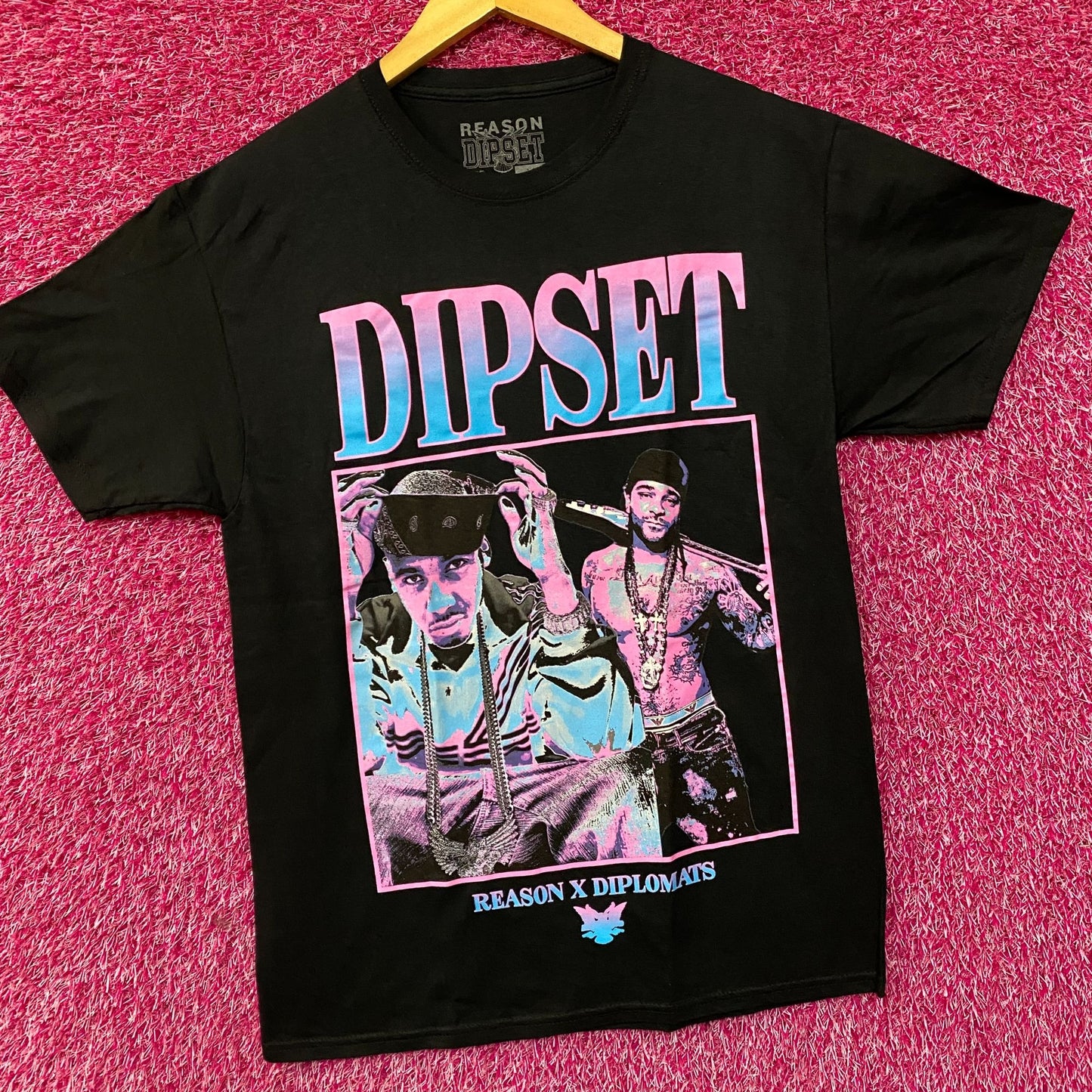 Reason x Diplomats Dipset Graphic Design T-Shirt Medium