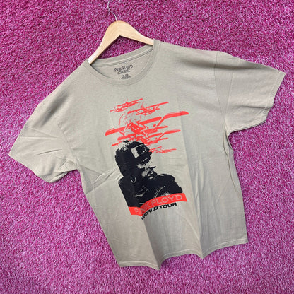 Pink Floyd Men's 1987 World Tour Aviator Ringer T-Shirt XL