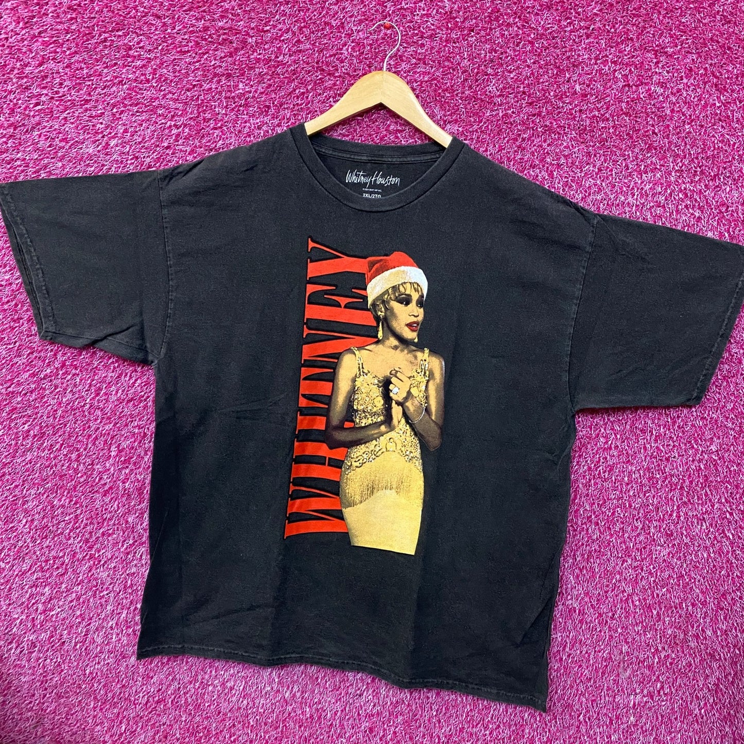 Whitney Houston One Wish For Christmas T-Shirt 2XL