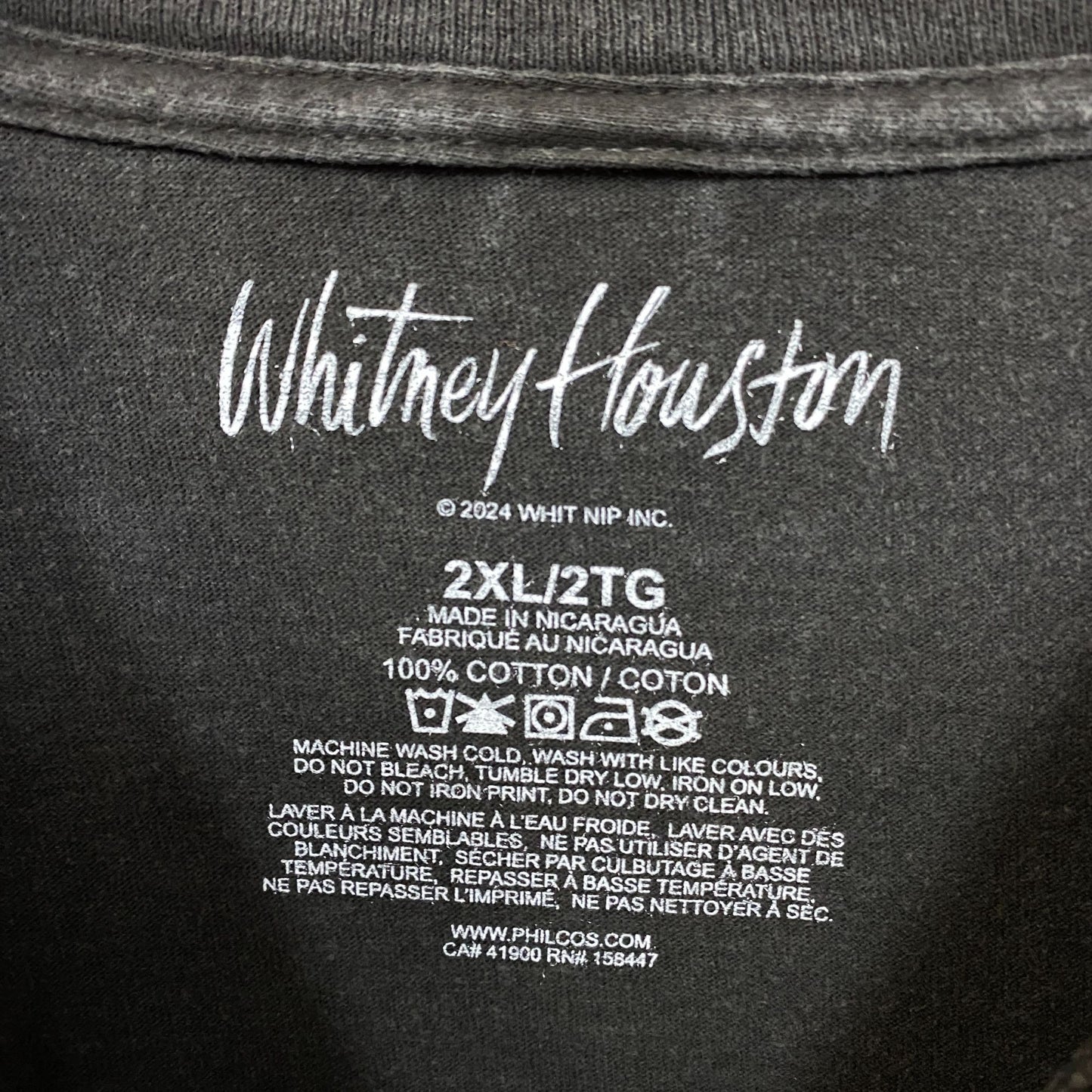 Whitney Houston One Wish For Christmas T-Shirt 2XL