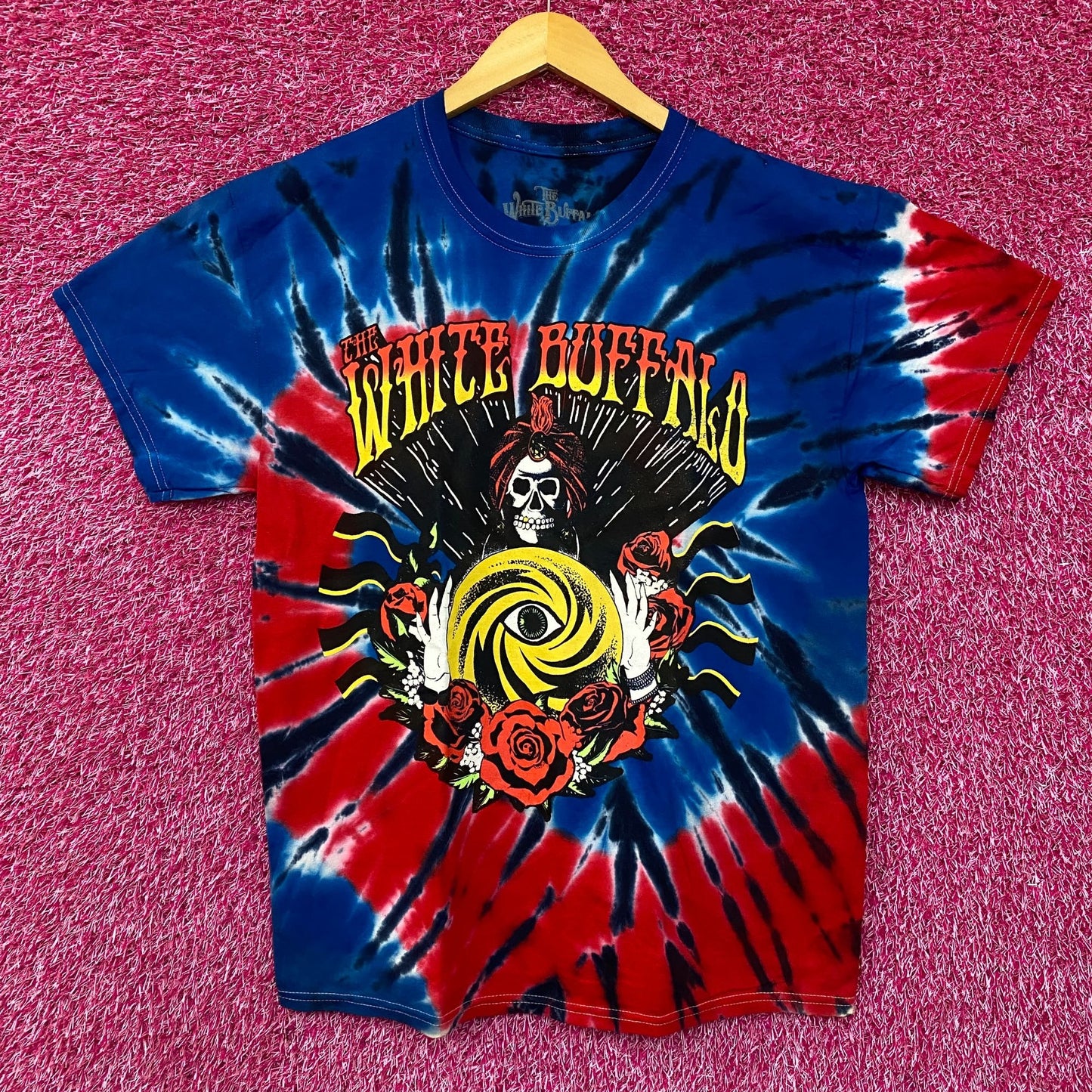 The White Buffalo Fortune Teller Tie Dye T-Shirt XL