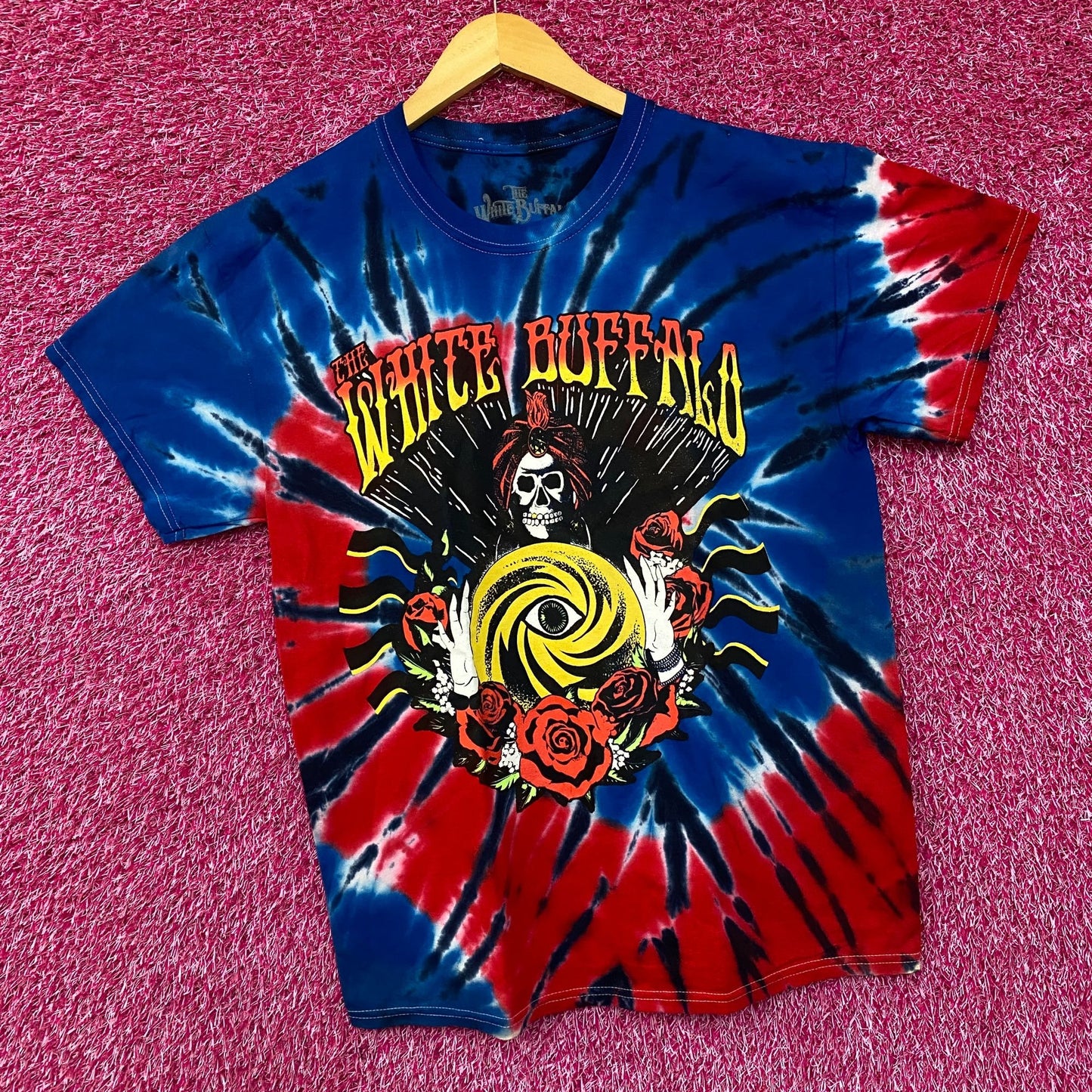 The White Buffalo Fortune Teller Tie Dye T-Shirt XL