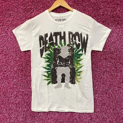 Death Row Records Puffy Electric Chair Inmate Logo Rap Tee Small