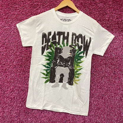 Death Row Records Puffy Electric Chair Inmate Logo Rap Tee Small
