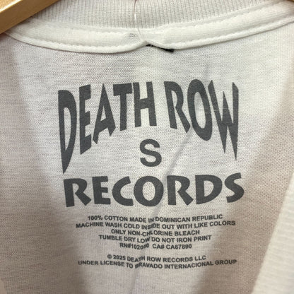 Death Row Records Puffy Electric Chair Inmate Logo Rap Tee Small