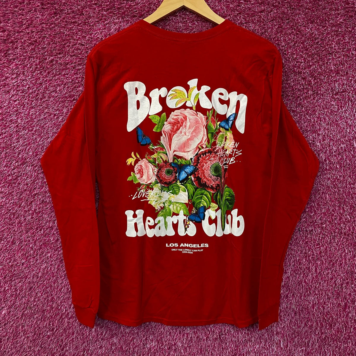 Broken Hearts Club Love Kills Long Sleeve Tshirt size Medium