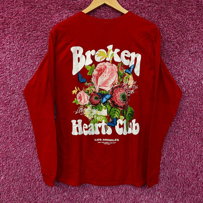 Broken Hearts Club Love Kills Long Sleeve Tshirt size Medium