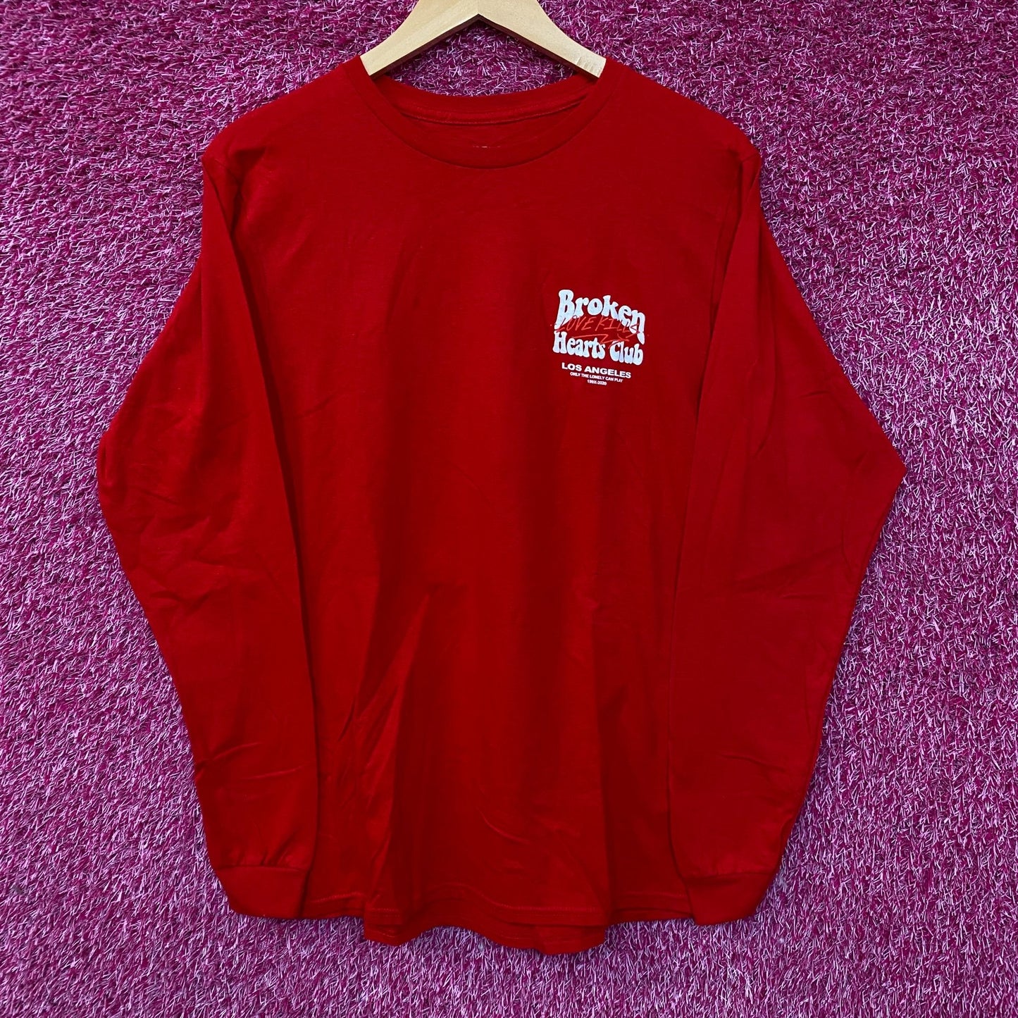 Broken Hearts Club Love Kills Long Sleeve Tshirt size Medium